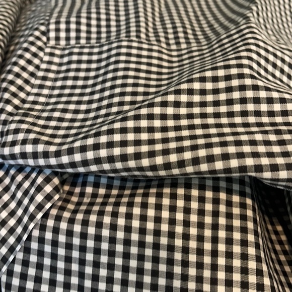 Peter Millar Shirt Mens Large Black & White Check Long Sleeve Button Front - Picture 9 of 9